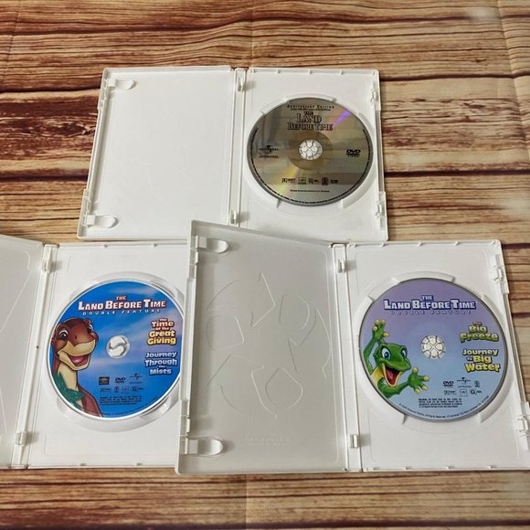 The Land Before Time 3 DVD Lot Includes Anniversary Edition and 2 Others - Picture 3 of 4